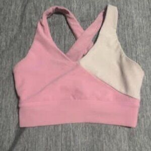 Wilo the Label Pink + White bra - size M